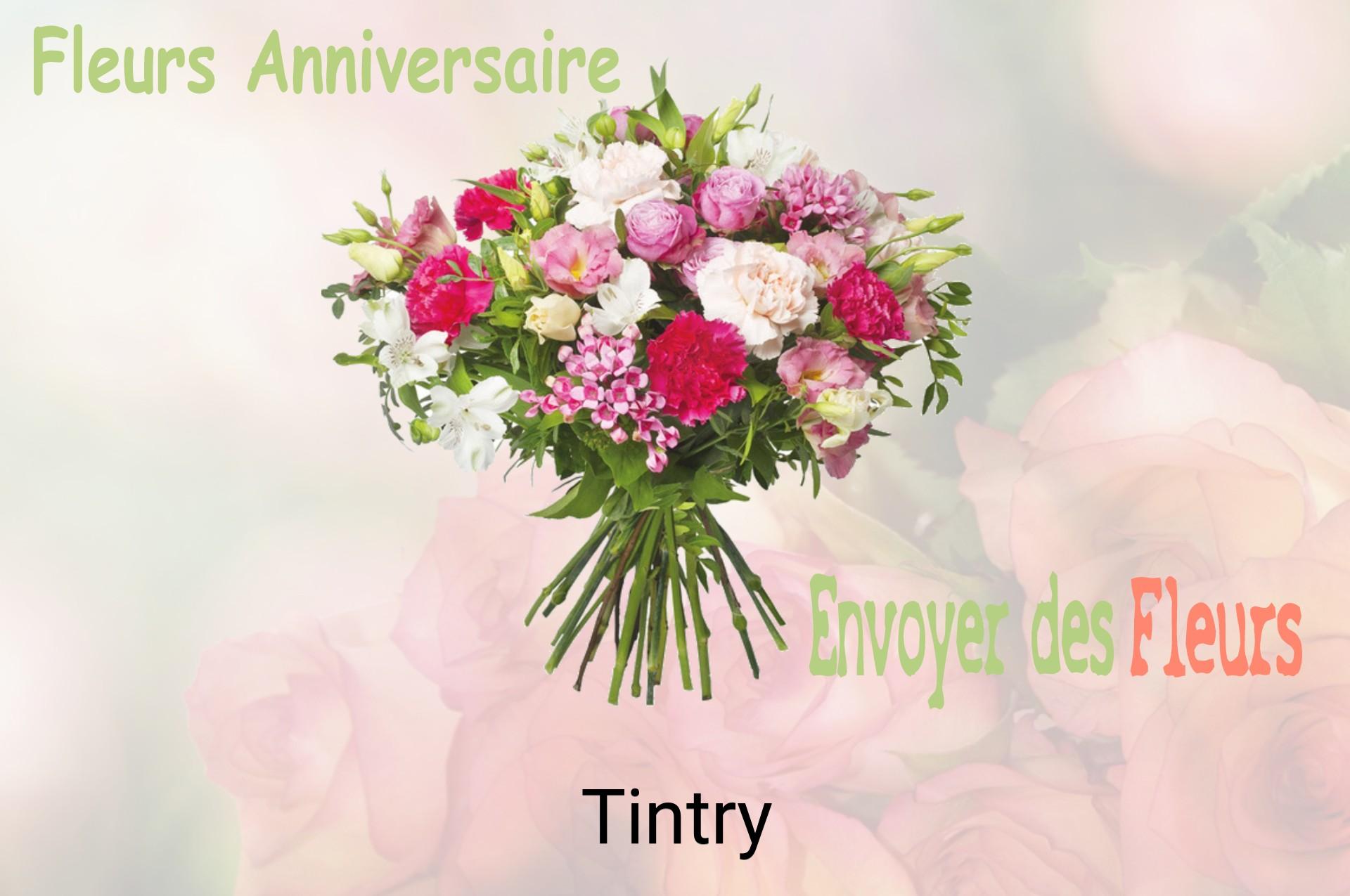 Bouquet de fleurs d’anniversaire livré à Tintry