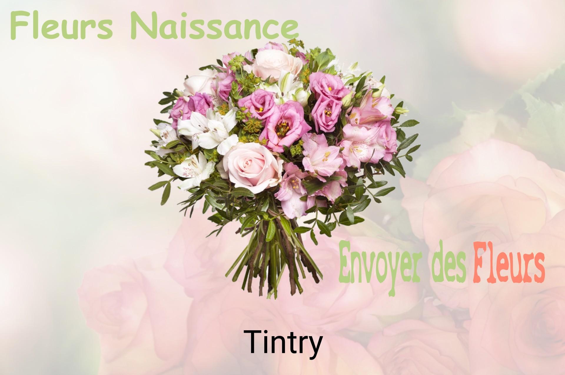 Bouquet de fleurs de naissance livré à Tintry